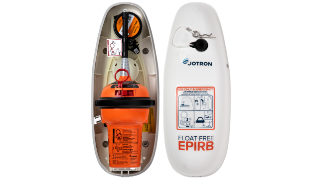 Tron 60AIS with float-free bracket